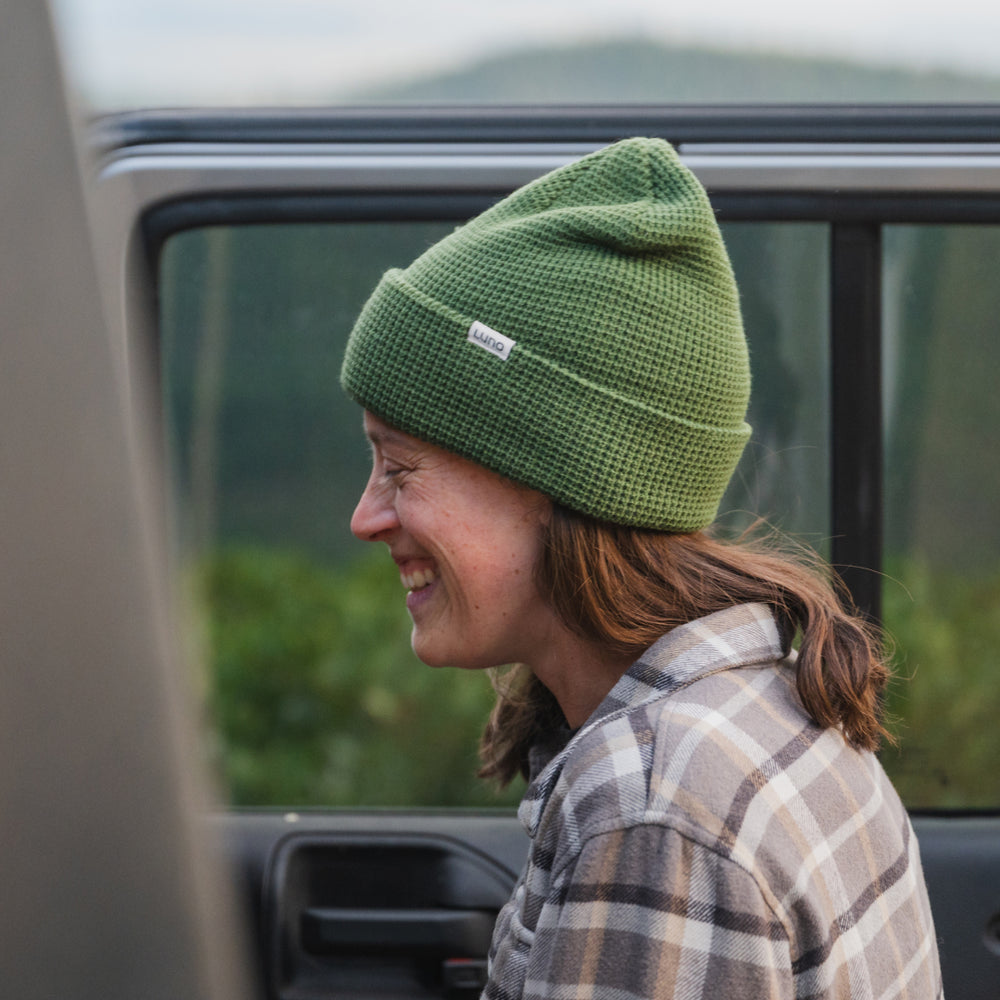 image 3 of Waffle Knit Camp Beanie