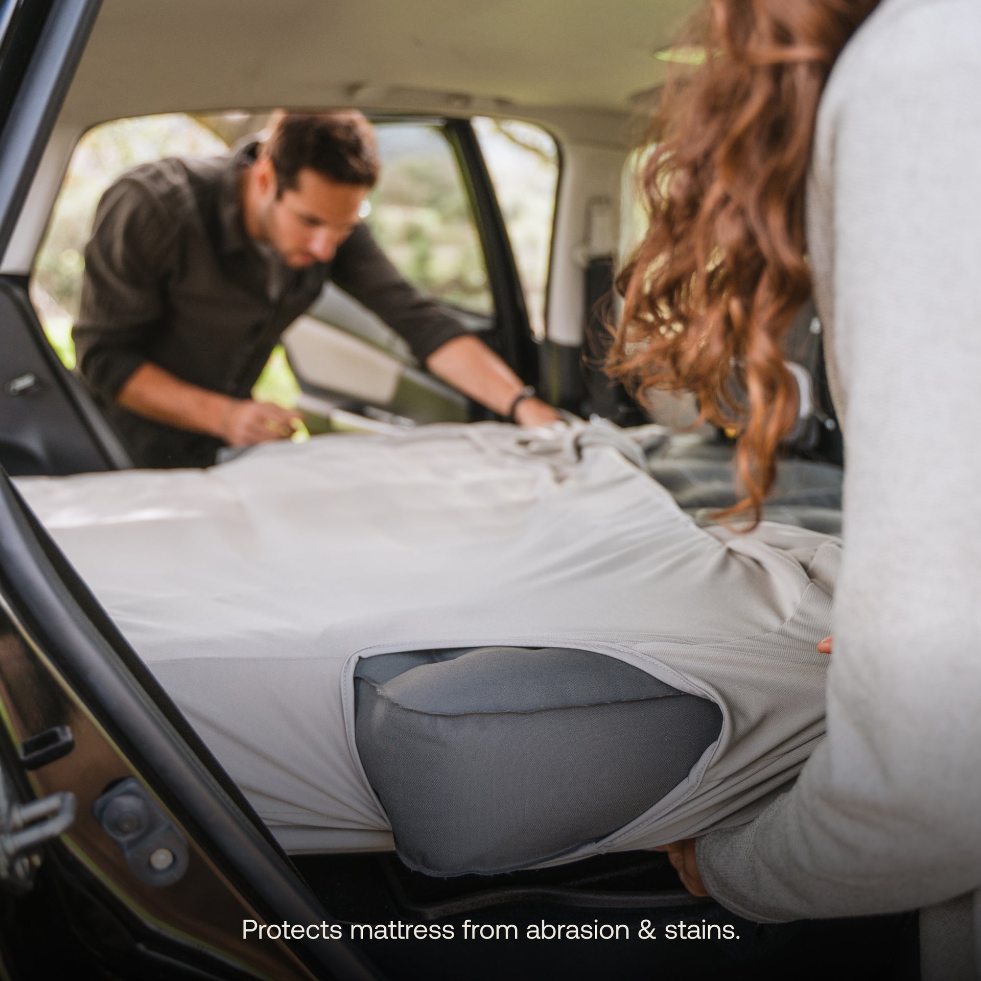 image 2 of Fitted Mattress Sheet - Vehicle Mattress