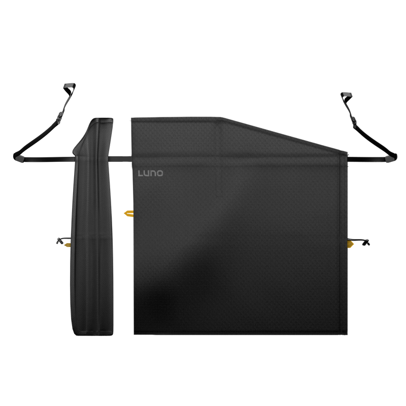 car privacy curtain mobile render