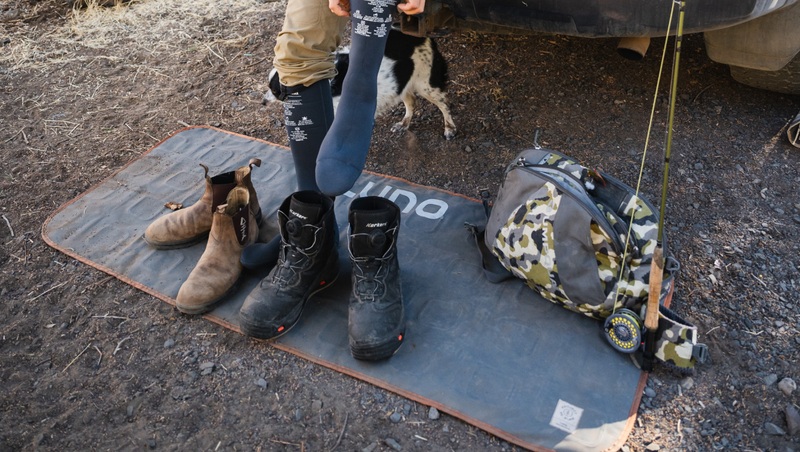 outdoor ground mat lifestyle