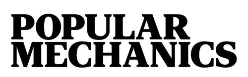 The image features the "Popular Mechanics" logo in bold, black, uppercase letters against a white background.