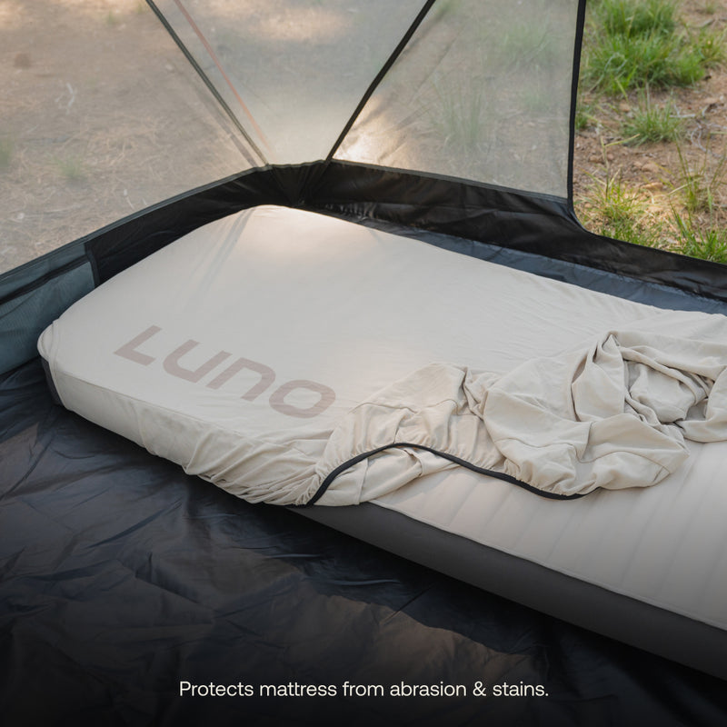 image 4 of Fitted Mattress Sheet - AIR+FOAM Pro Camping Mattress