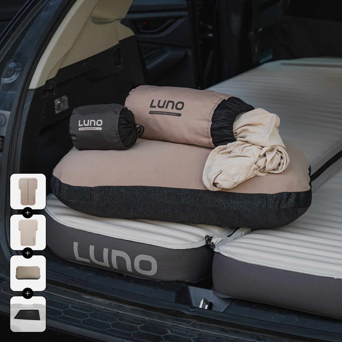 image 1 of AIR+FOAM Pro Car Camping Sleep Kit