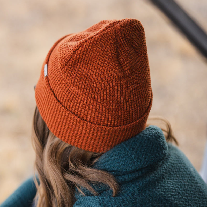 Waffle Knit Camp Beanie