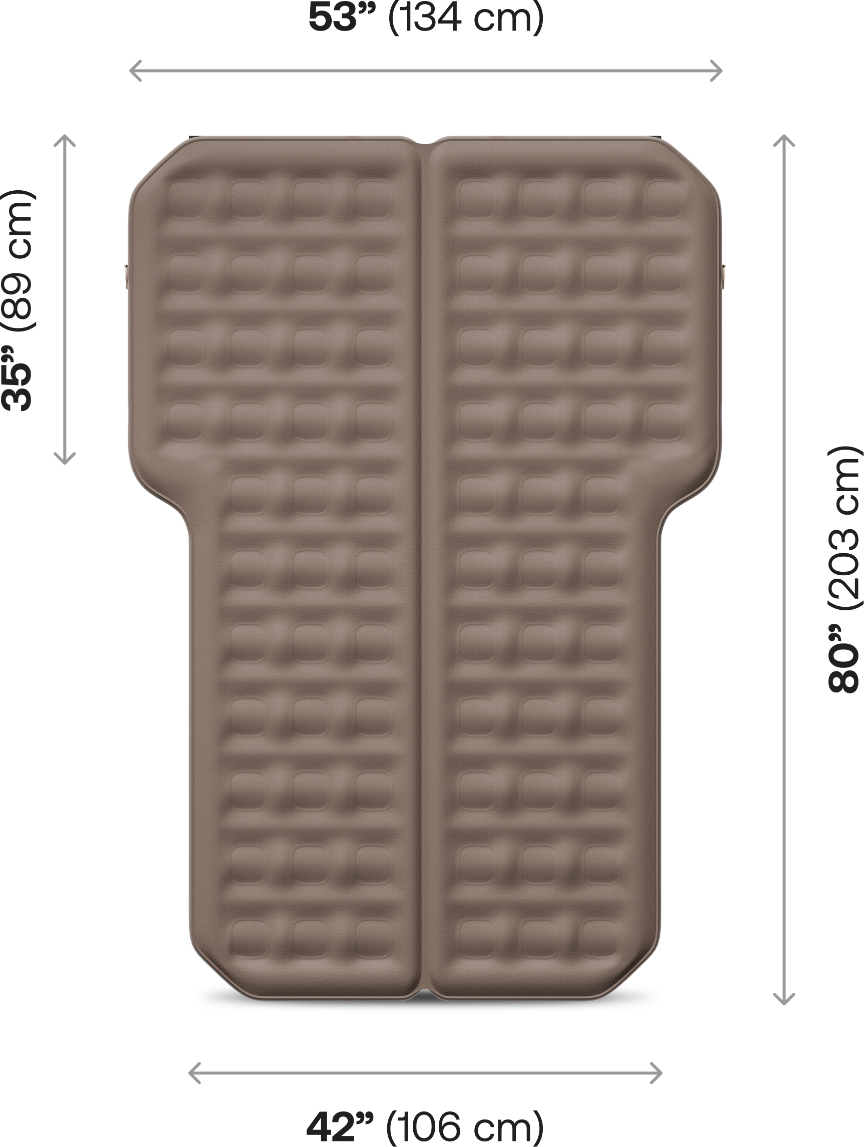 AIR BASE Vehicle Mattress dimensions - Full-Size SUV
