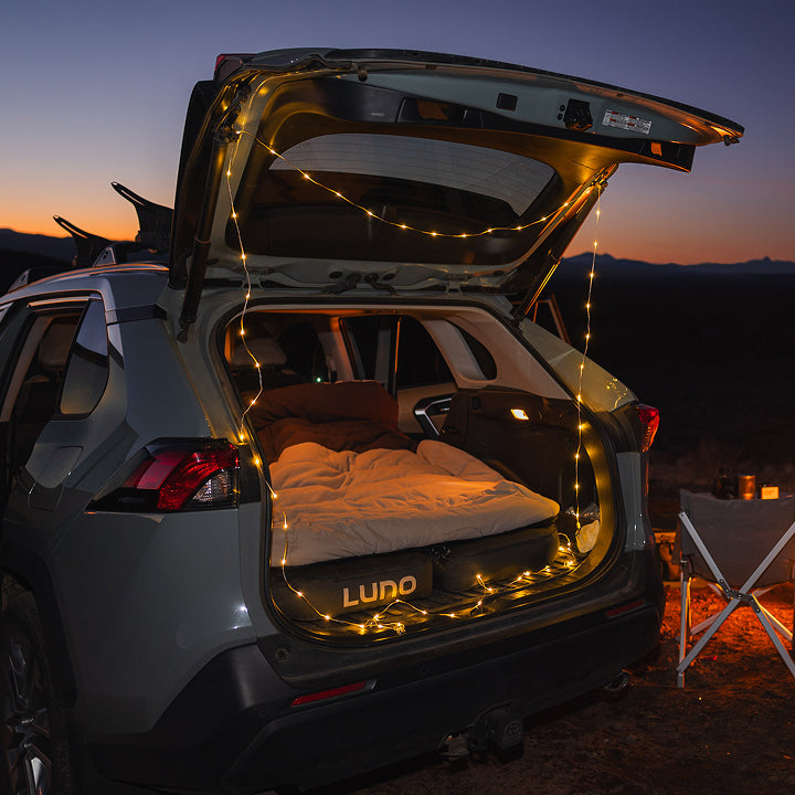 tent with lights Luno Camping String Lights