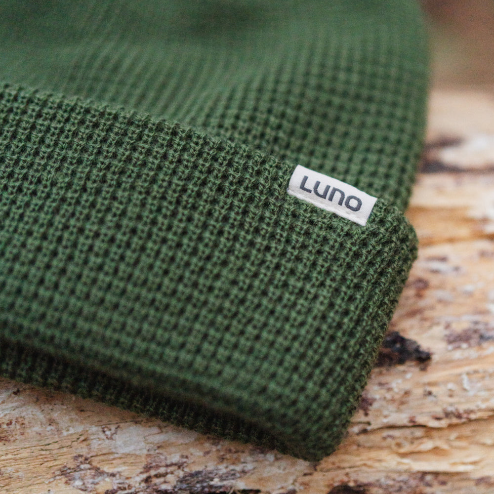 image 2 of Waffle Knit Camp Beanie