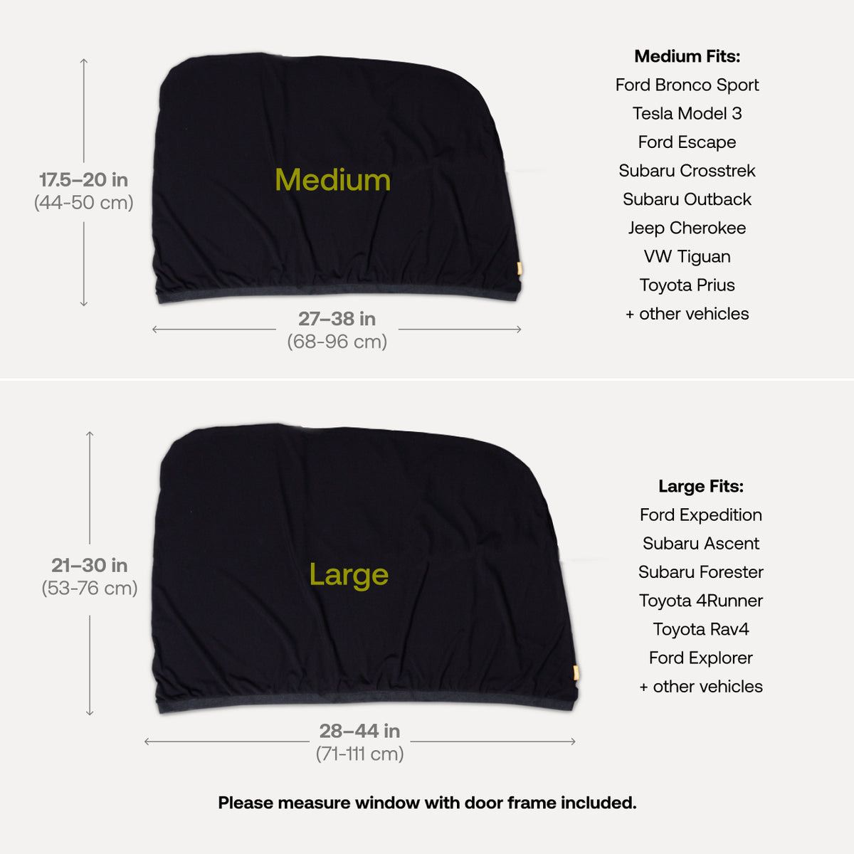 Window screen   size Guide