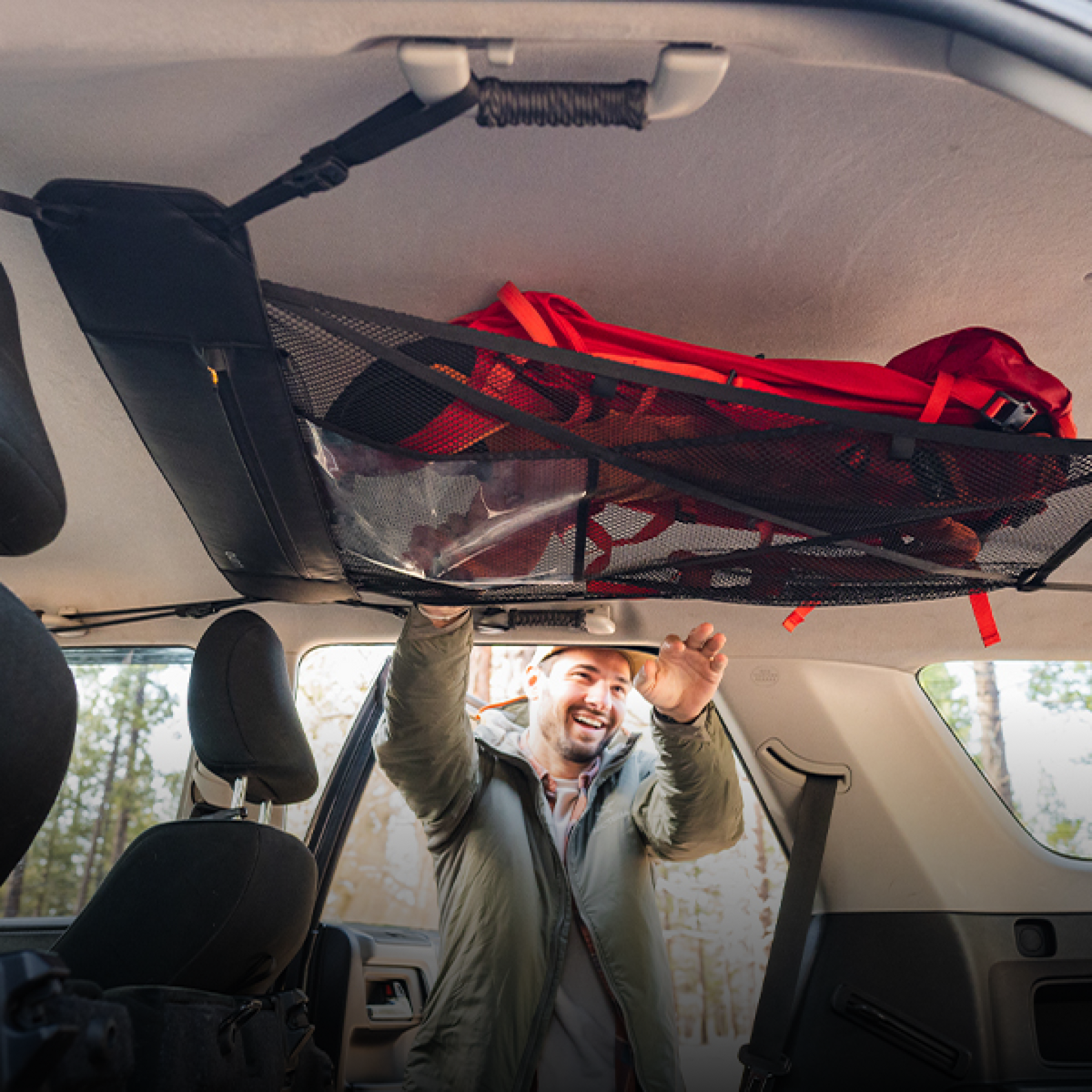 Cargo Hammock | Overhead Car Camping Storage | Luno – Luno®