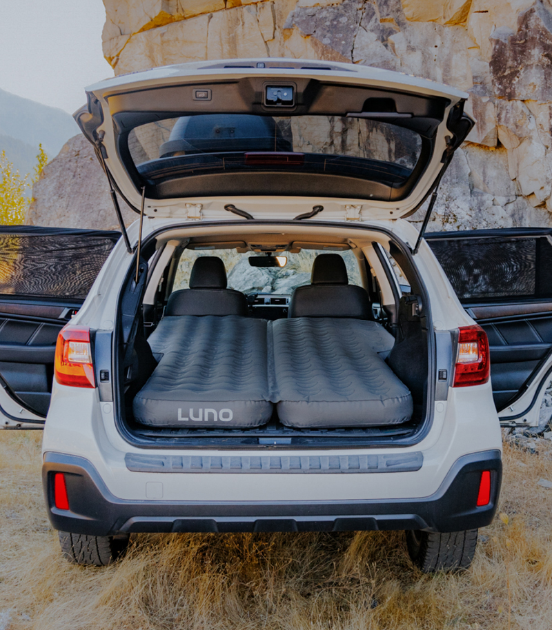 luno air camping mattress product lifestyle
