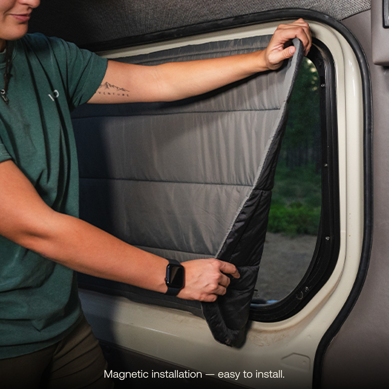 image 2 of Van Sliding Door Window Cover